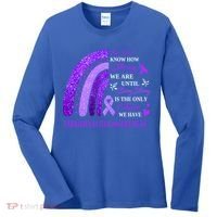 Rainbow Fibromyalgia Awareness Being Strong Is Choice Cute Gift Women's Long Sleeve Shirt thumb 0