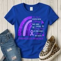 Rainbow Fibromyalgia Awareness Being Strong Is Choice Cute Gift Women's T-Shirt thumb 3