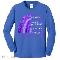 Rainbow Fibromyalgia Awareness Being Strong Is Choice Cute Gift Kids Long Sleeve Shirt thumb 0