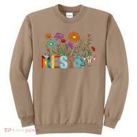 RESIST Floral Anti Trump Political Protest Not My President Sweatshirt thumb 0