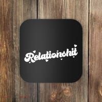 Relationshit Funny Anti Valentine Coaster thumb 0