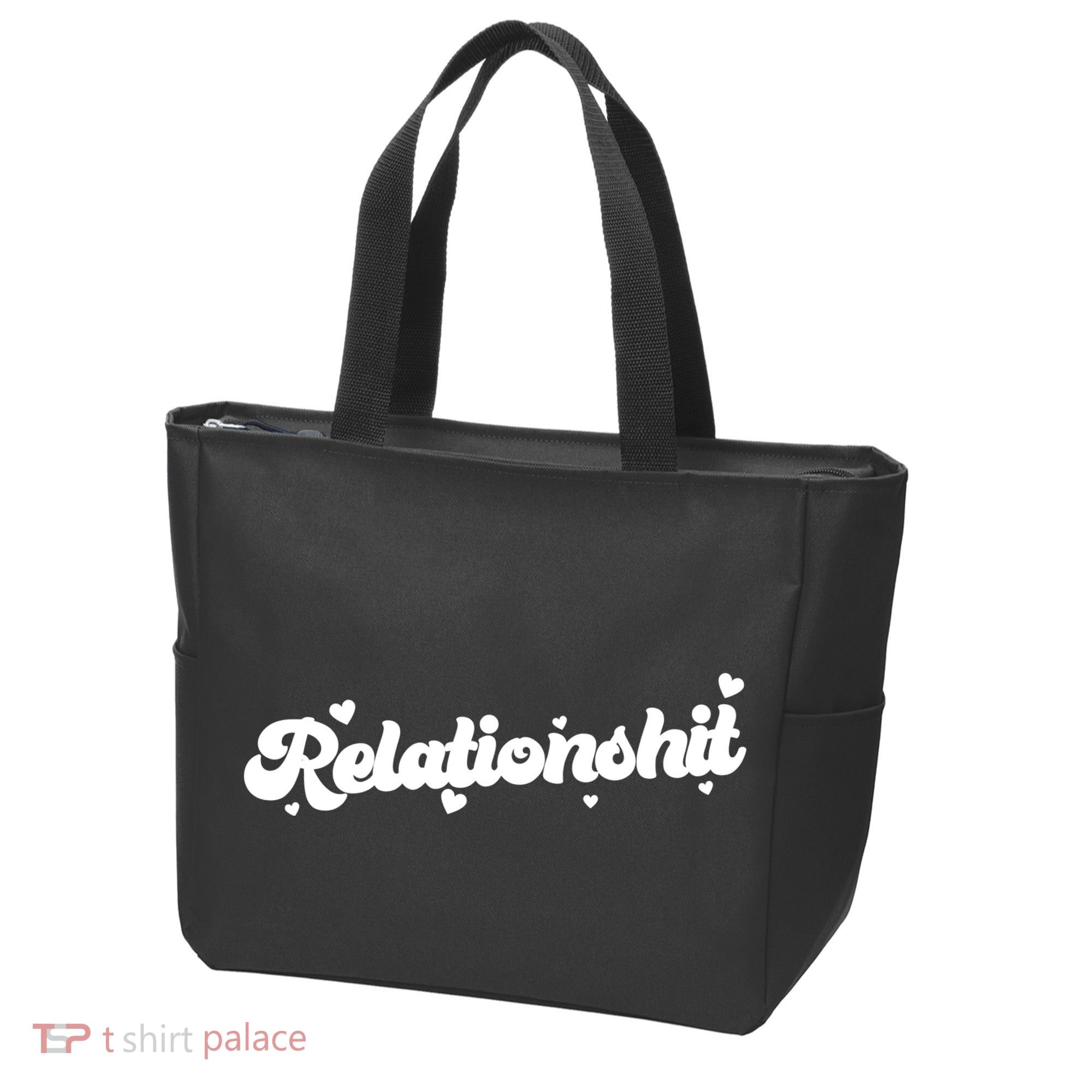 Relationshit Funny Anti Valentine Tote Bag