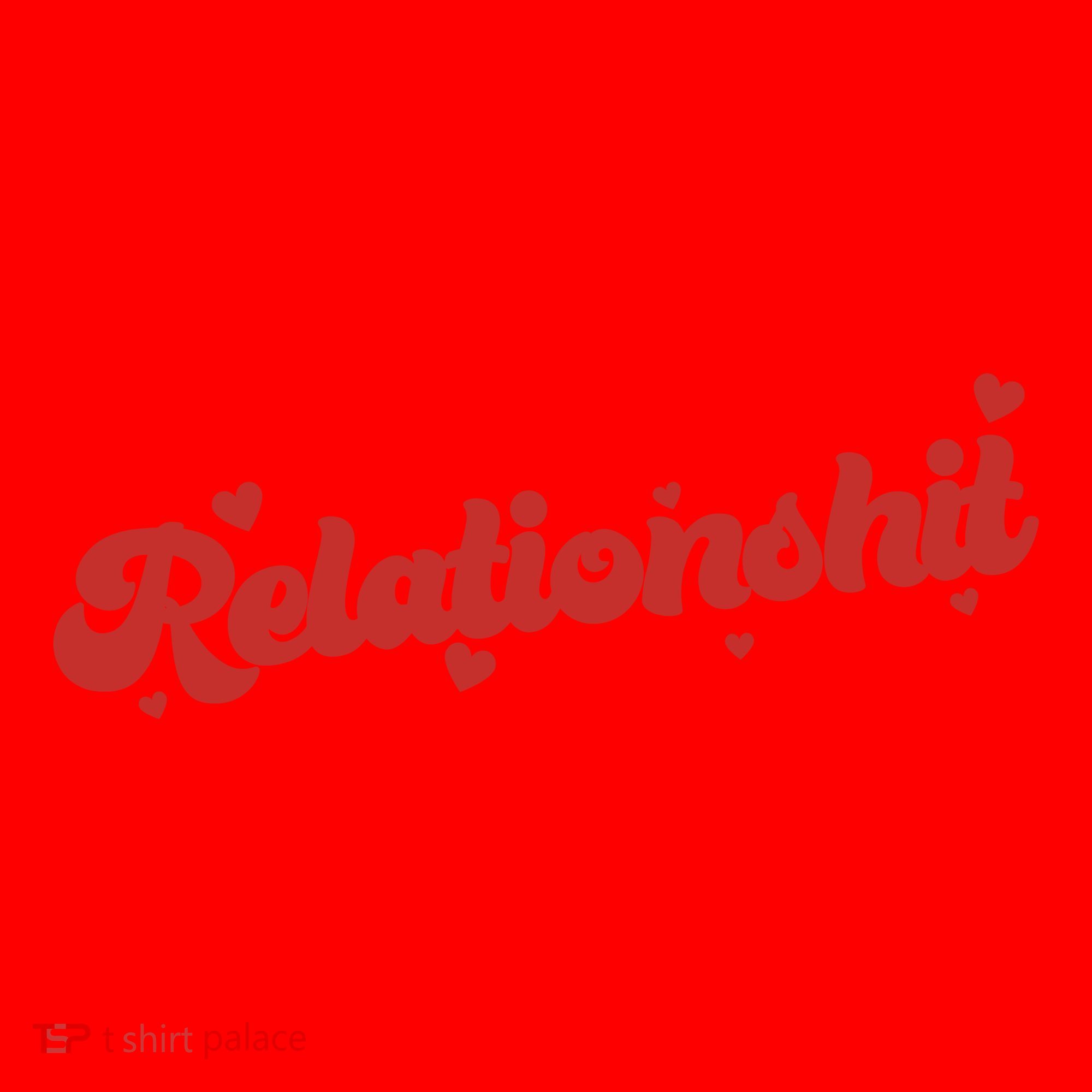 Relationshit Funny Anti Valentine Santa Hat
