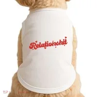 Relationshit Funny Anti Valentine Doggie Tank thumb 0