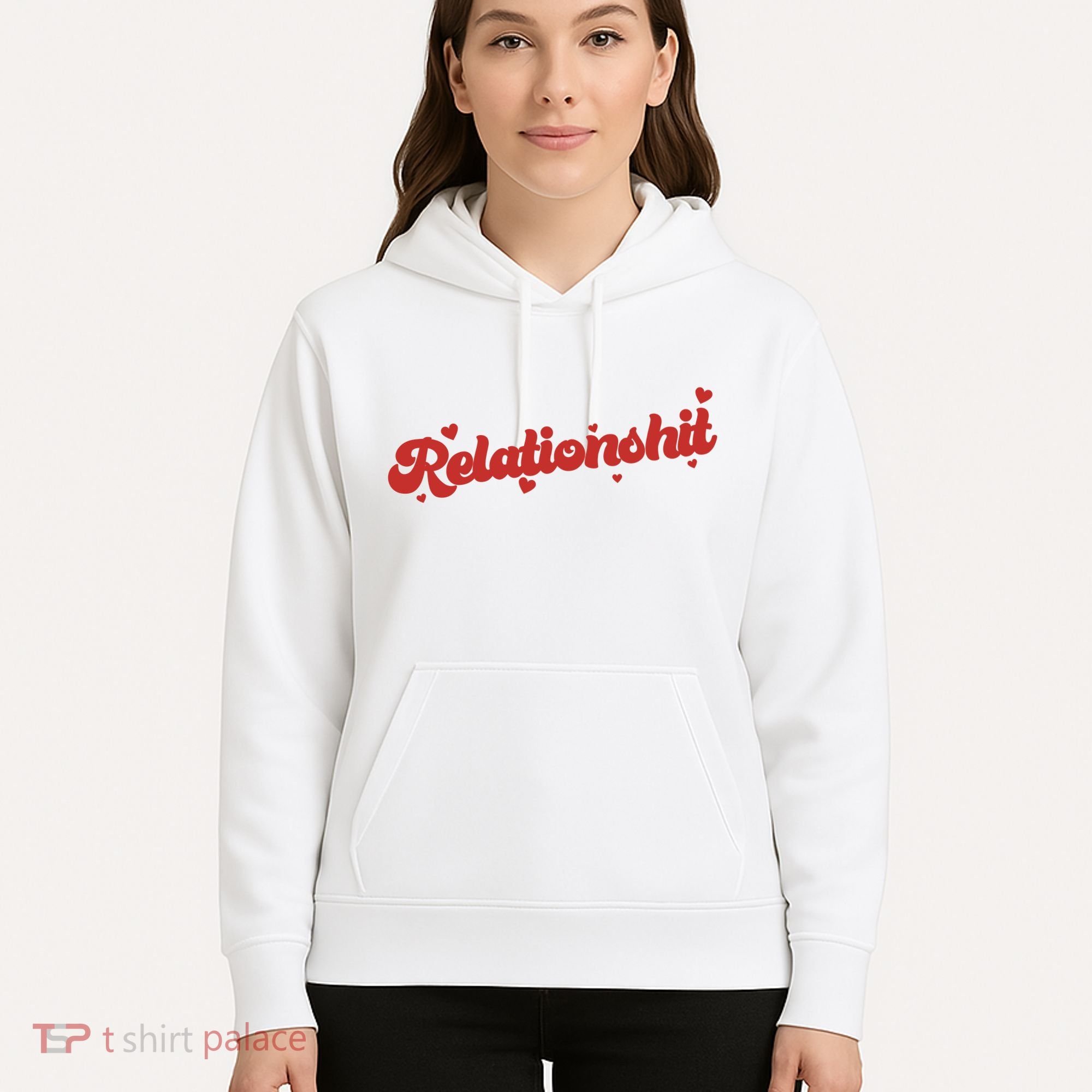 Relationshit Funny Anti Valentine Hoodie
