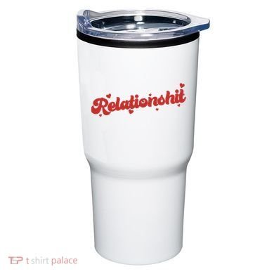 Relationshit Funny Anti Valentine Tumbler
