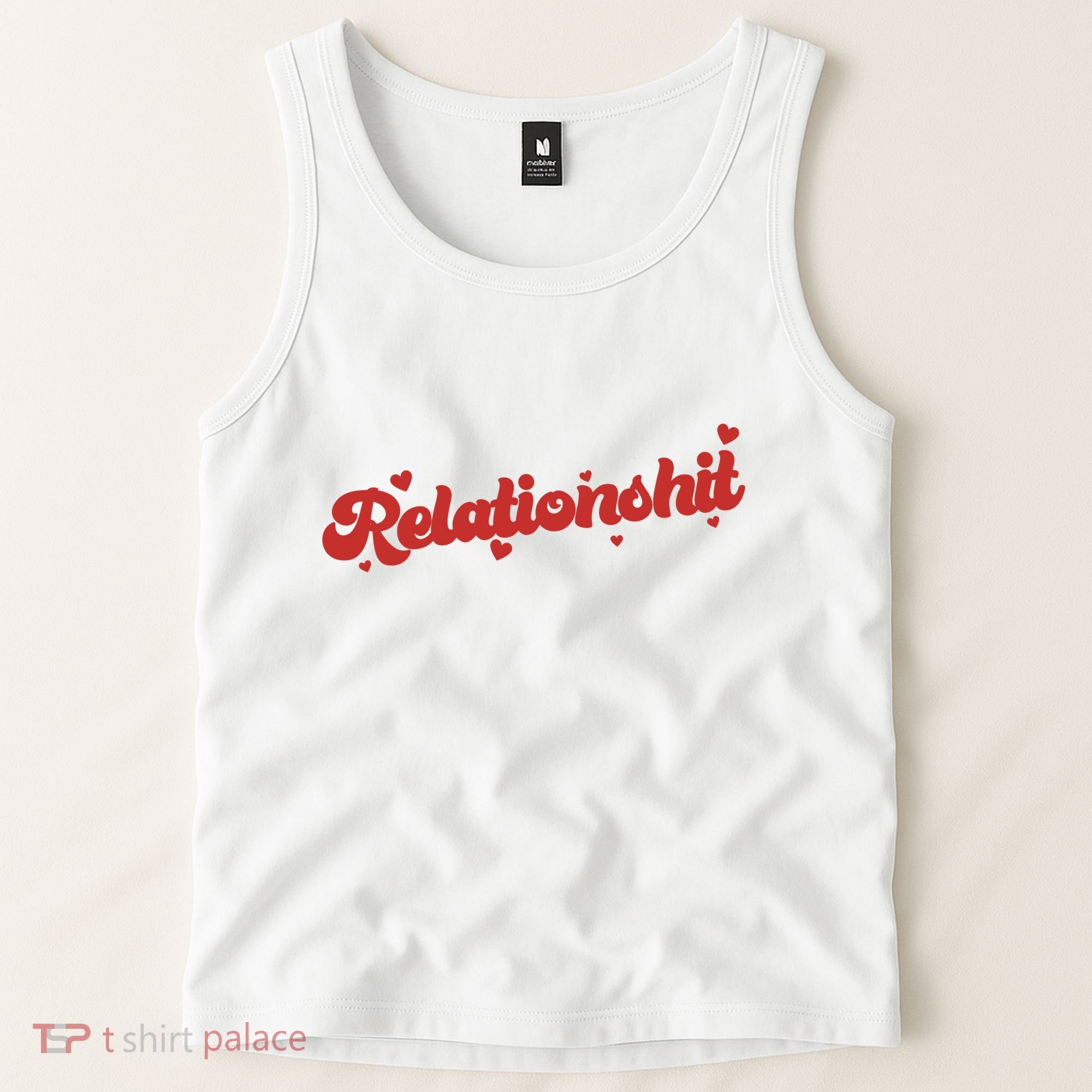 Relationshit Funny Anti Valentine Tank Top