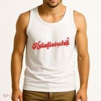 Relationshit Funny Anti Valentine Tank Top thumb 3