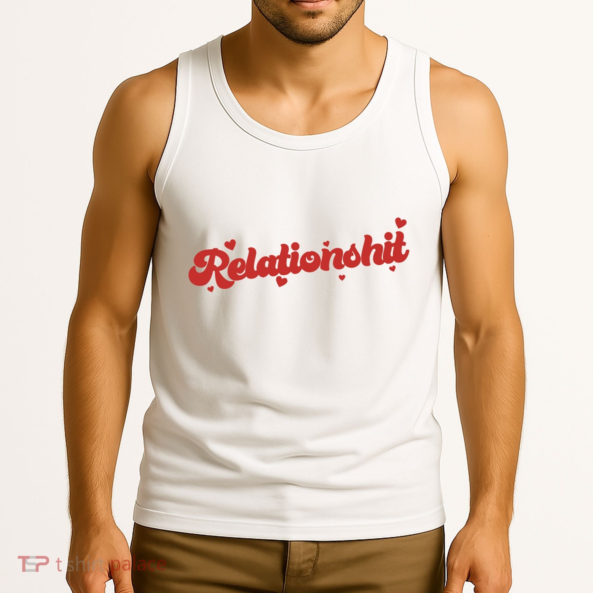 Relationshit Funny Anti Valentine Tank Top