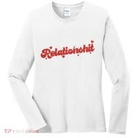 Relationshit Funny Anti Valentine Women's Long Sleeve Shirt thumb 0