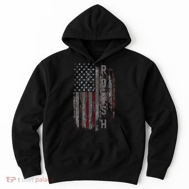 Roush Family American Flag Hoodie