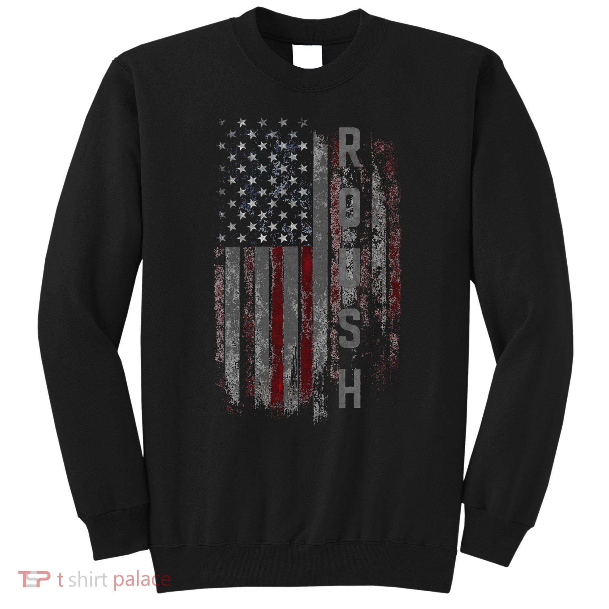 Roush Family American Flag Sweatshirt