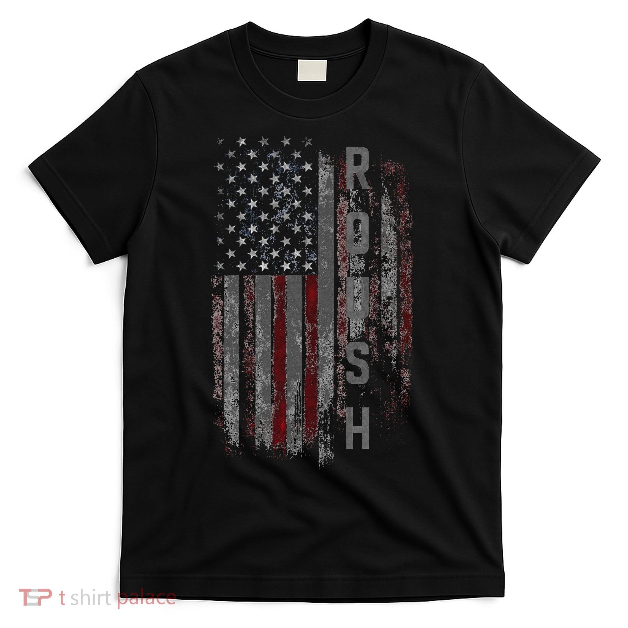 Roush Family American Flag T-Shirt