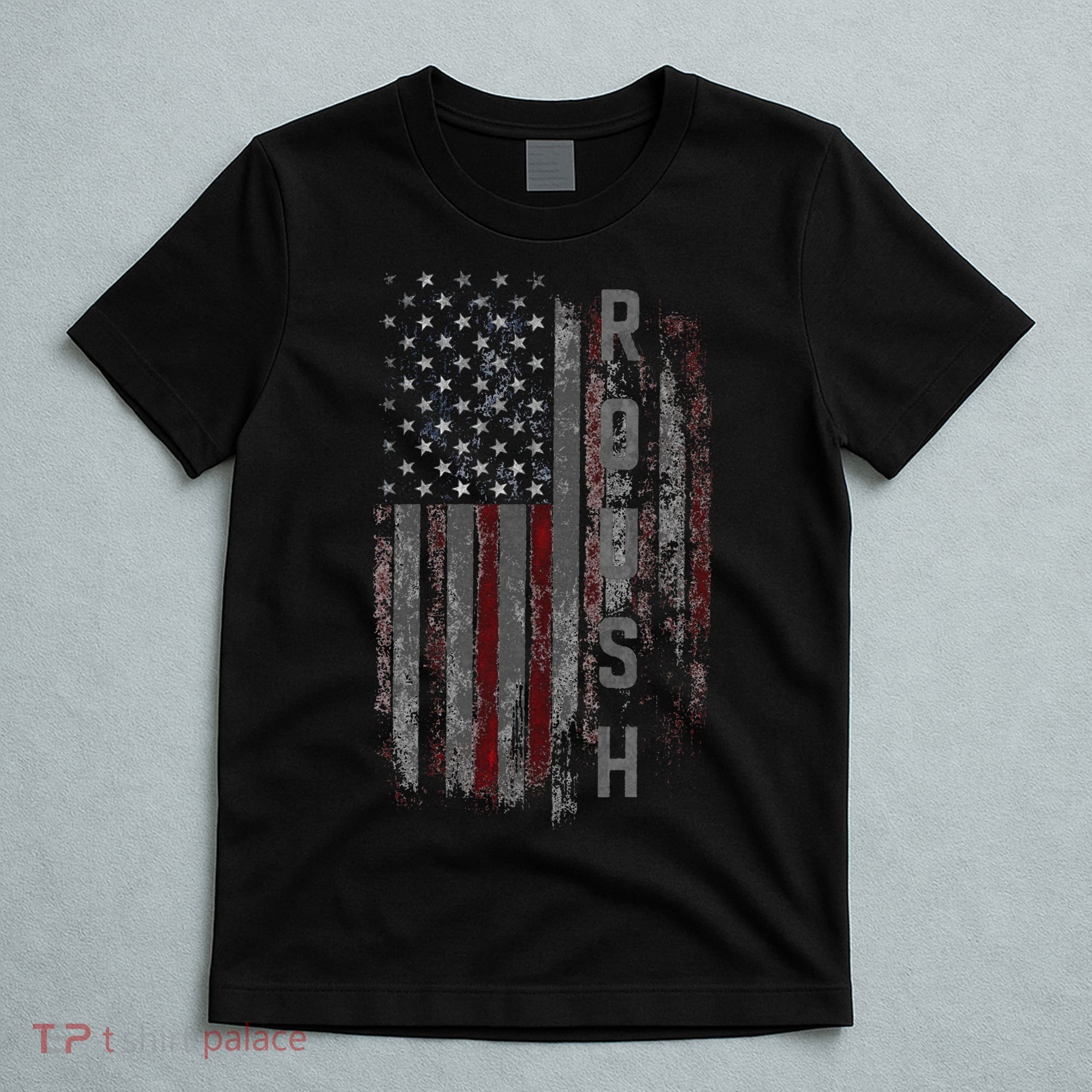 Roush Family American Flag T-Shirt
