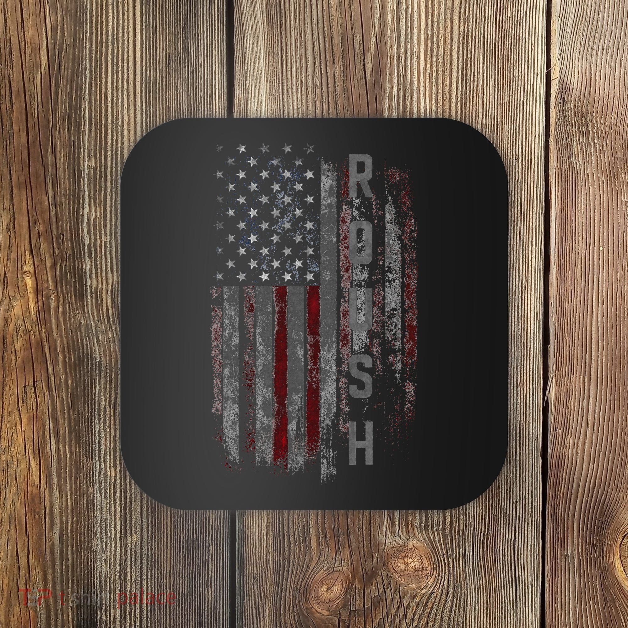 Roush Family American Flag Coaster