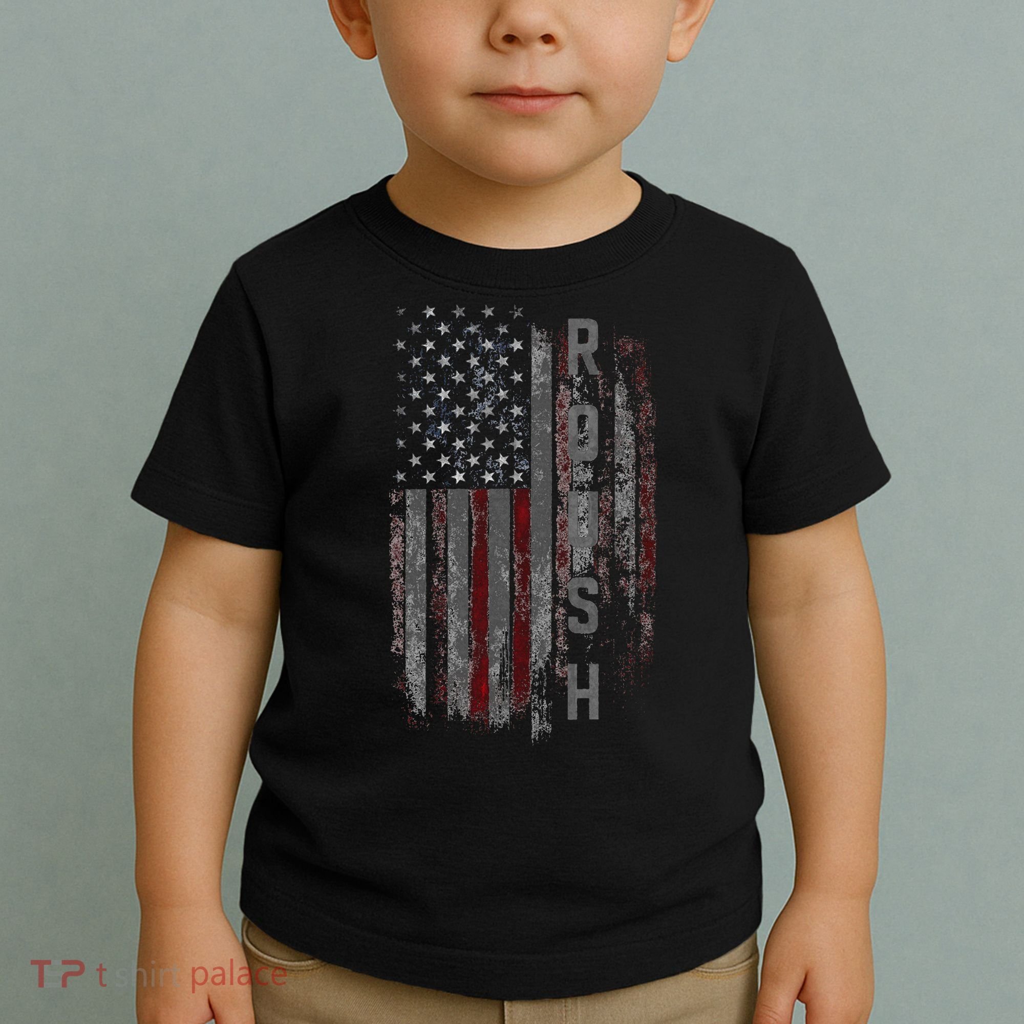 Roush Family American Flag Toddler T-Shirt