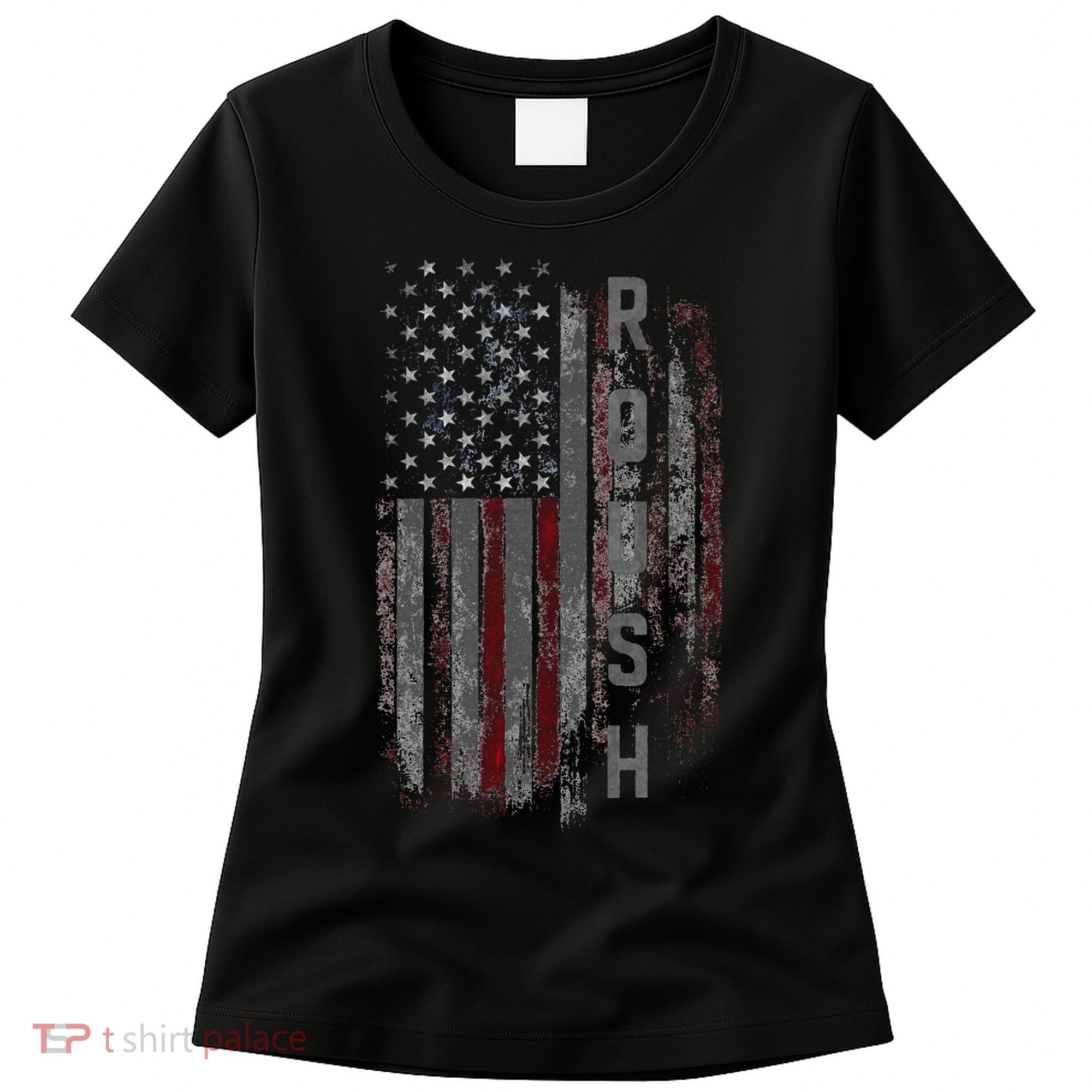 Roush Family American Flag Women's T-Shirt