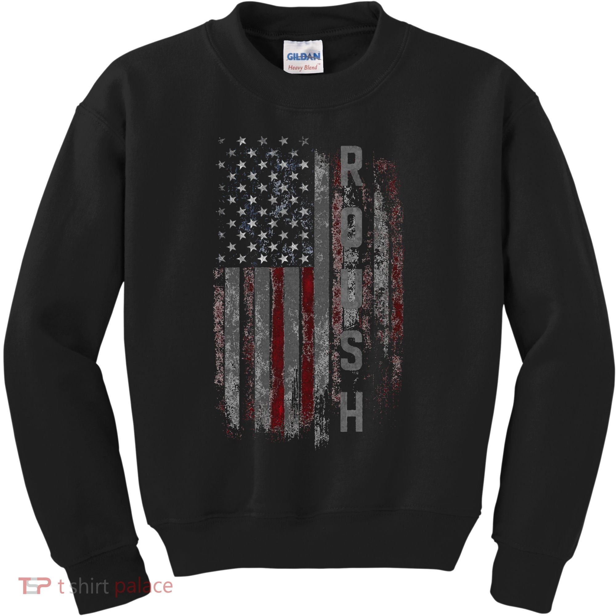 Roush Family American Flag Kids Sweatshirt
