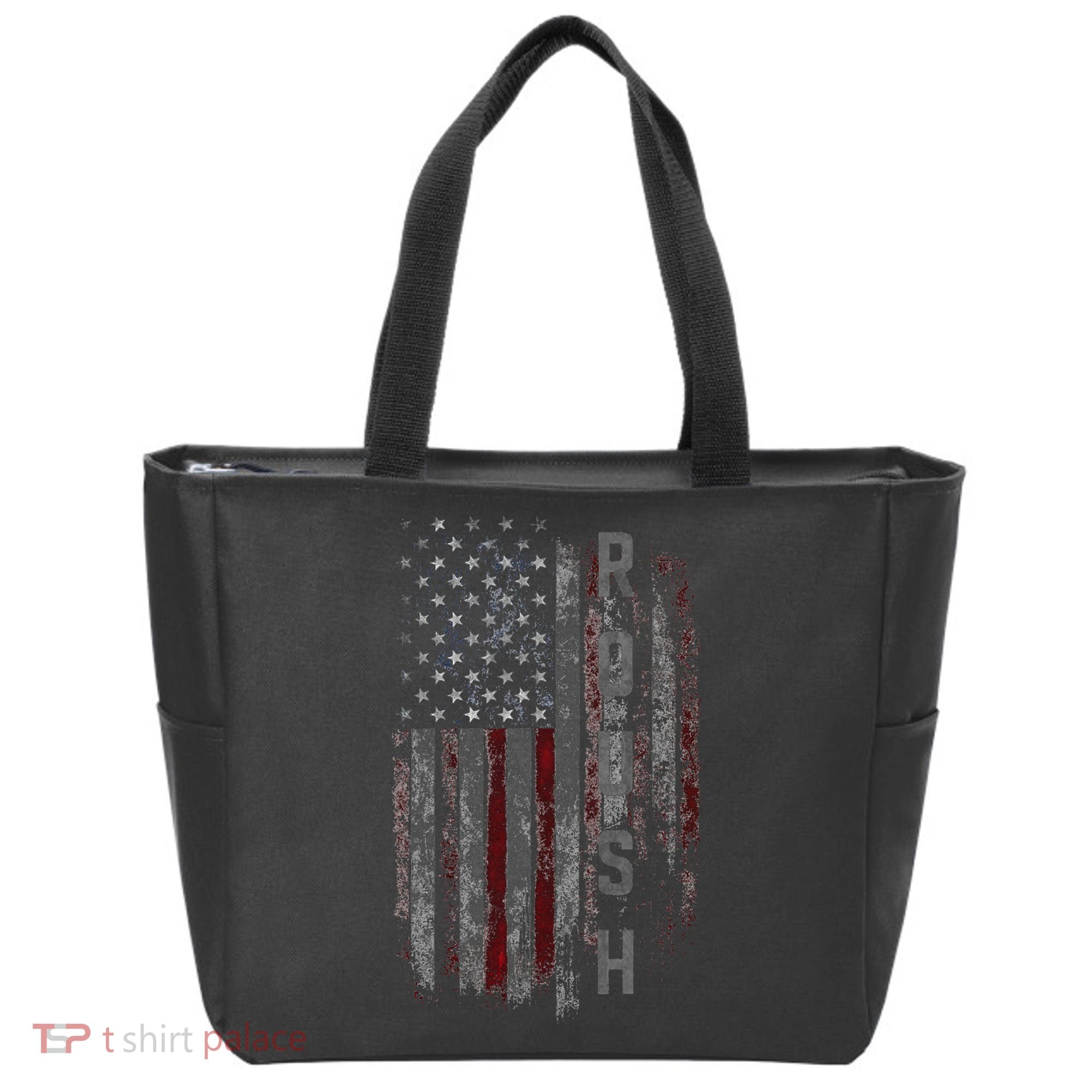 Roush Family American Flag Tote Bag