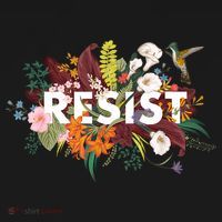 Resist Floral Anti Trump Political Protest Toddler Hoodie thumb 2
