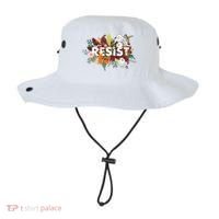 Resist Floral Anti Trump Political Protest Bucket Hat thumb 0