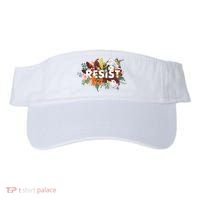 Resist Floral Anti Trump Political Protest Visor thumb 0