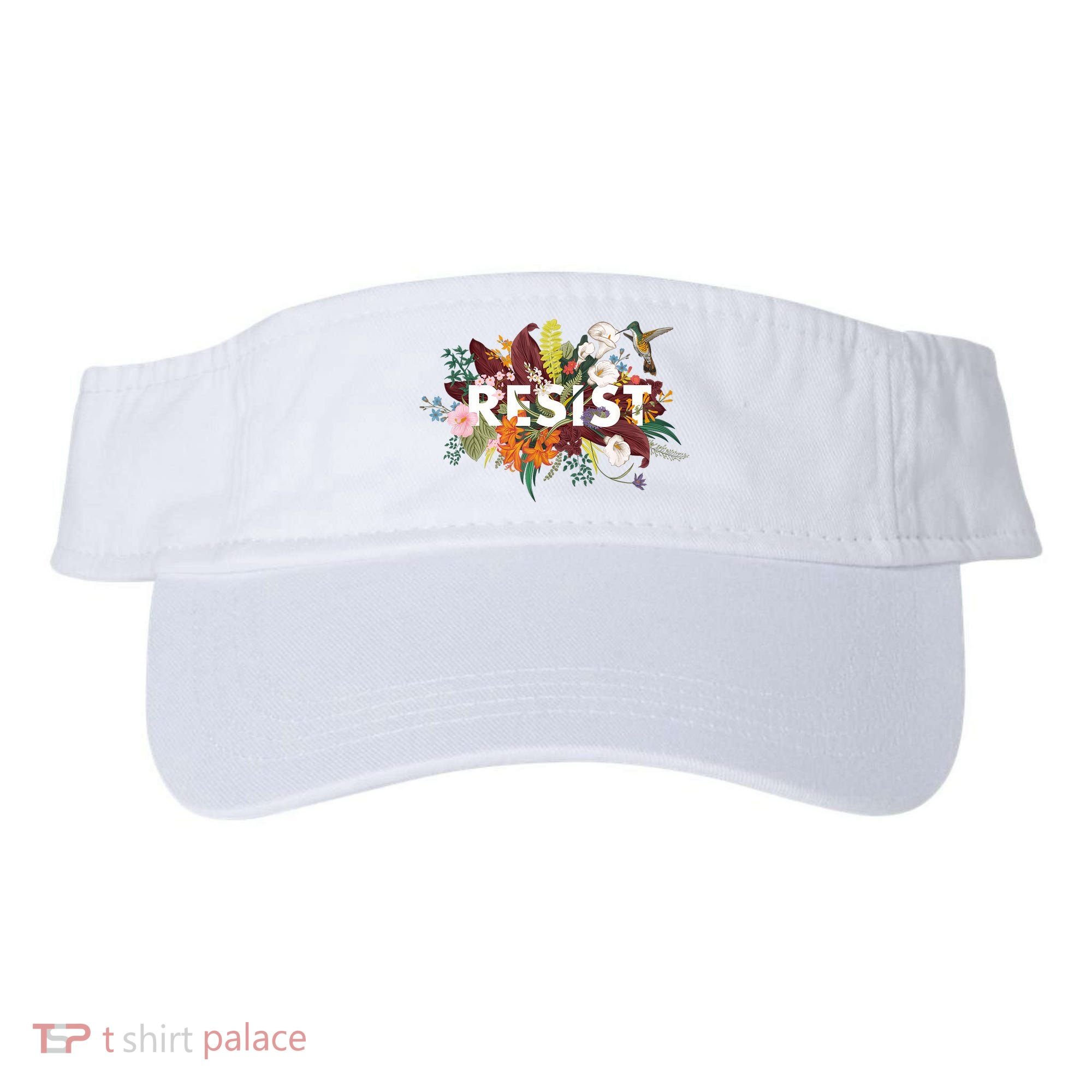 Resist Floral Anti Trump Political Protest Visor
