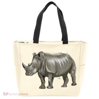 Rhinoceros From A Splash Tote Bag