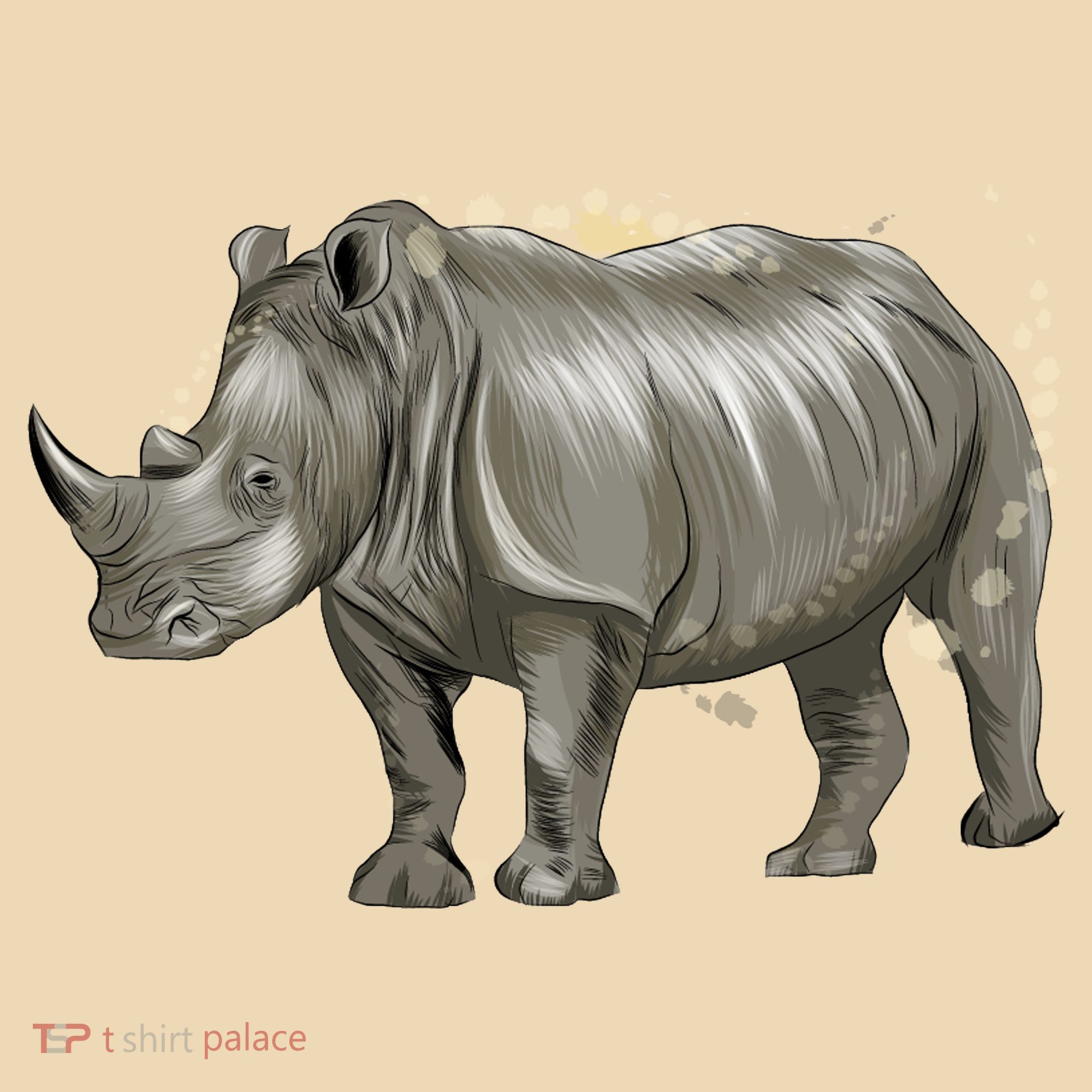 Rhinoceros From A Splash Tote Bag
