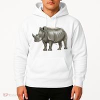Rhinoceros From A Splash Hoodie thumb 2