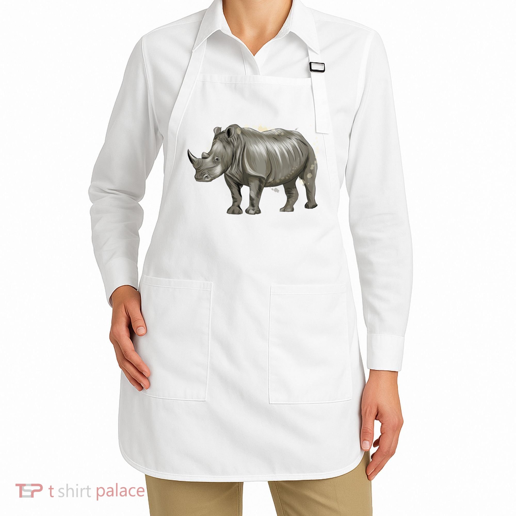 Rhinoceros From A Splash Apron