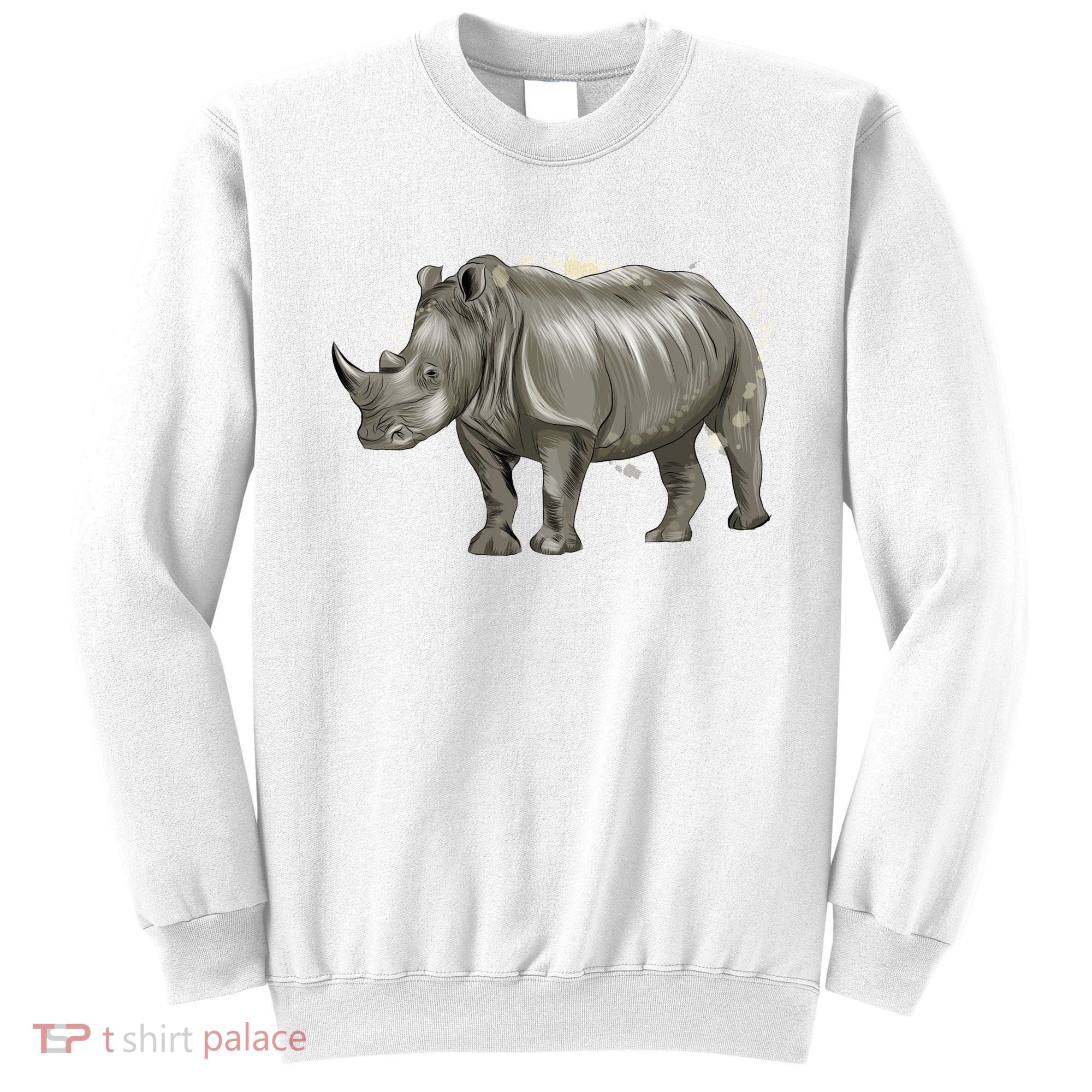 Rhinoceros From A Splash Sweatshirt