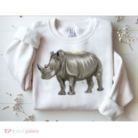 Rhinoceros From A Splash Sweatshirt thumb 2