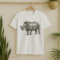 Rhinoceros From A Splash T-Shirt thumb 2