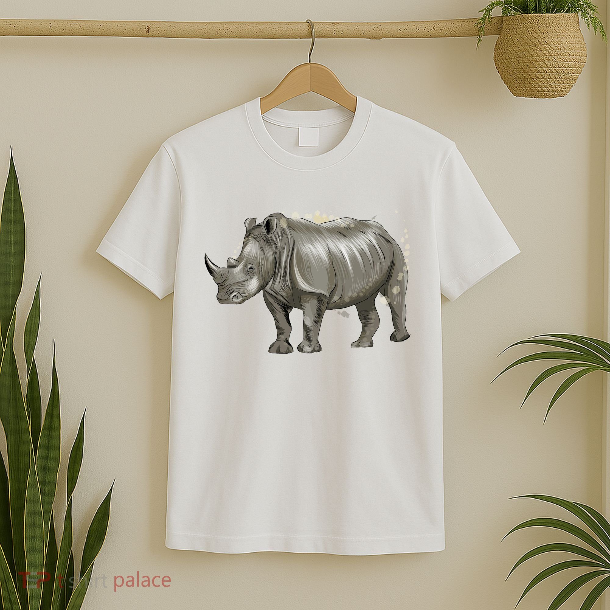 Rhinoceros From A Splash T-Shirt