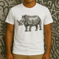Rhinoceros From A Splash T-Shirt thumb 3
