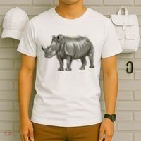 Rhinoceros From A Splash T-Shirt thumb 6
