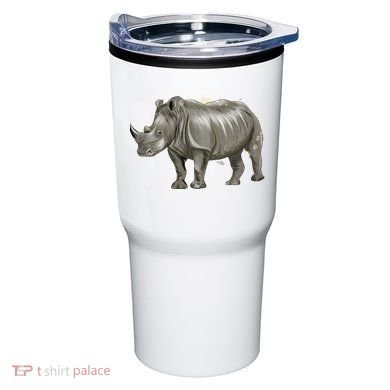 Rhinoceros From A Splash Tumbler