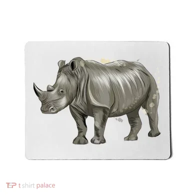 Rhinoceros From A Splash Mousepad