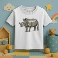 Rhinoceros From A Splash Toddler T-Shirt thumb 3