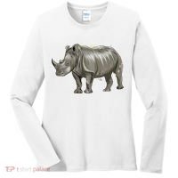 Rhinoceros From A Splash Women's Long Sleeve Shirt thumb 0