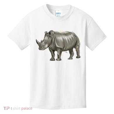 Rhinoceros From A Splash Kids T-Shirt