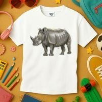 Rhinoceros From A Splash Kids T-Shirt thumb 3