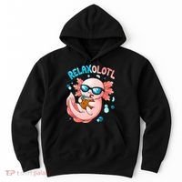 Relaxolotl Funny Axolotl Relax  Hoodie thumb 0