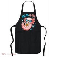 Relaxolotl Funny Axolotl Relax  Apron thumb 0