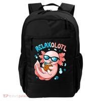 Relaxolotl Funny Axolotl Relax  Backpack thumb 0