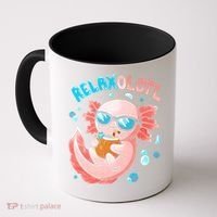 Relaxolotl Funny Axolotl Relax  Coffee Mug thumb 0