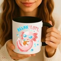 Relaxolotl Funny Axolotl Relax  Coffee Mug thumb 3