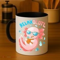 Relaxolotl Funny Axolotl Relax  Coffee Mug thumb 4