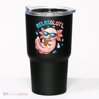 Relaxolotl Funny Axolotl Relax  Tumbler thumb 0